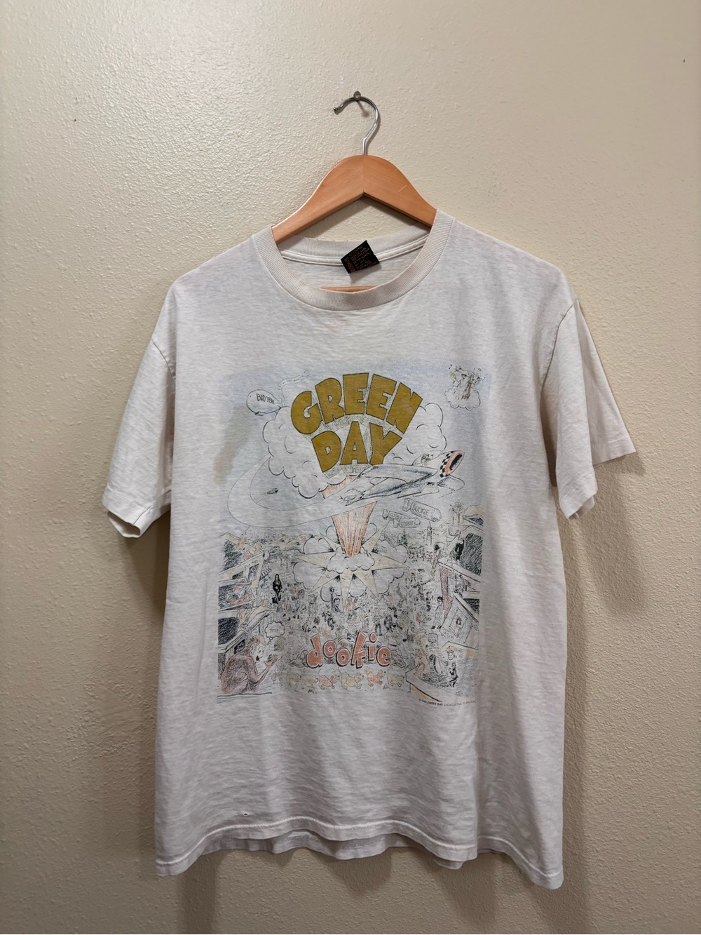Vintage 1994 Green Day "Dookie" tour t-shirt